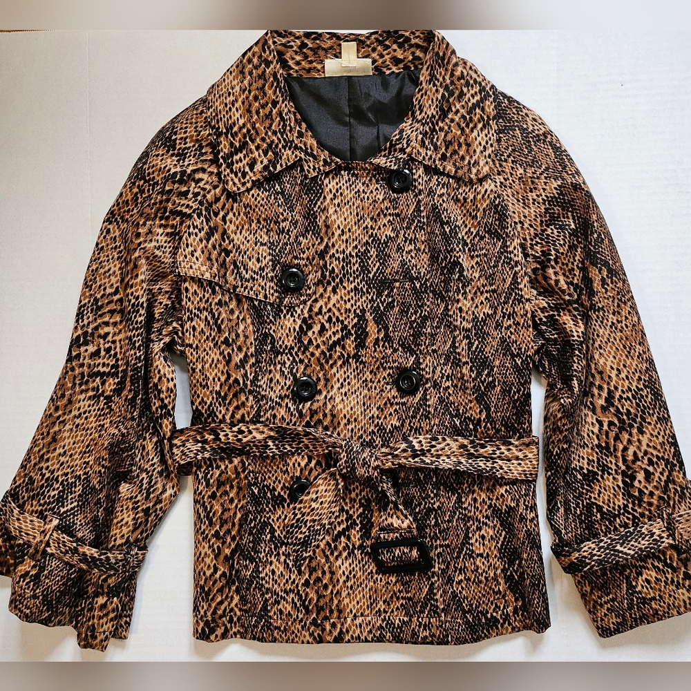 Faux Snake Skin Jacket